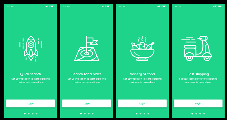 Best iOS Walkthrough App Designs for Your Inspiration