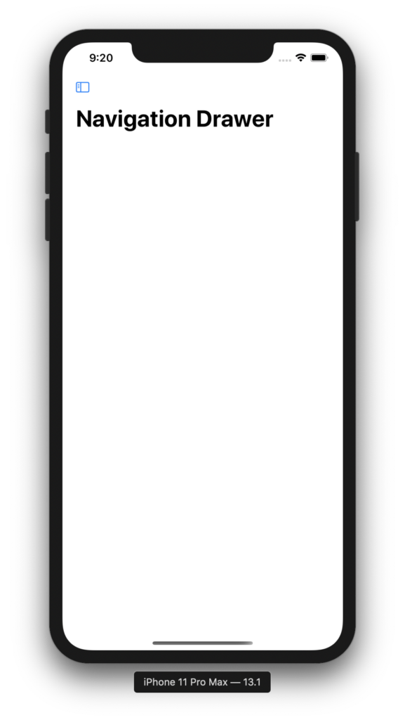 drawer menu swiftui