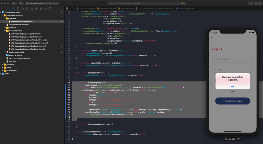 firebase auth swift