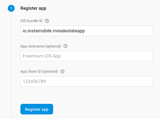 react native ios firebase