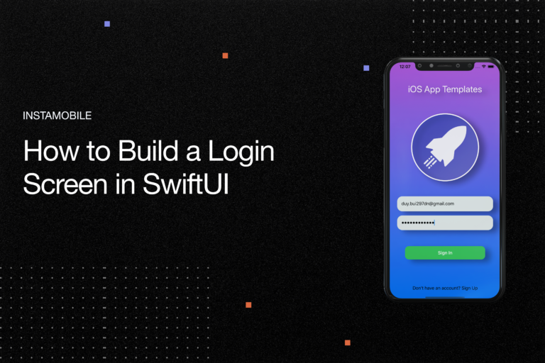 How to build a login screen in swiftui