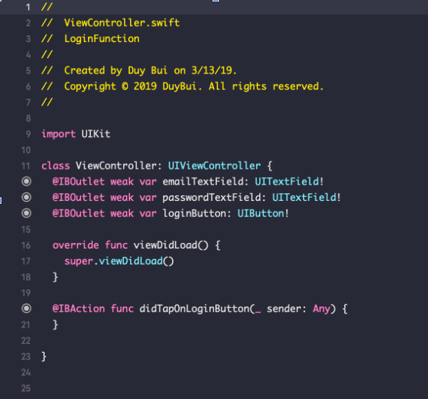 MVVM Swift Example