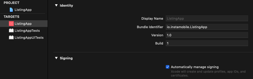 react native bundle id