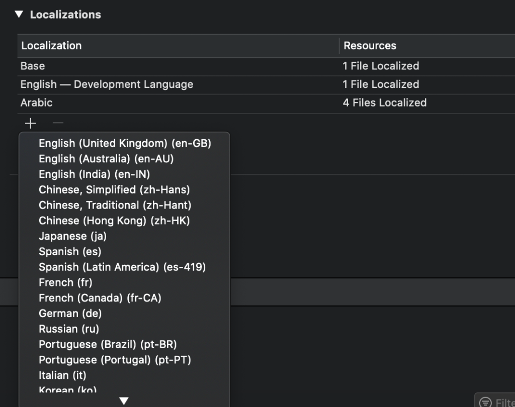 Translations RTL setup step 6