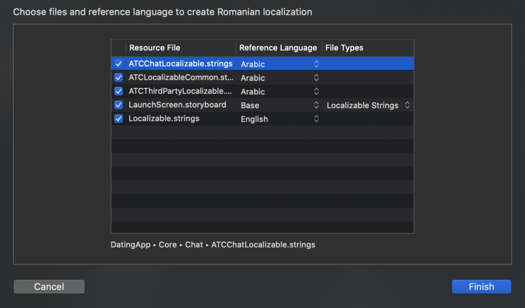 Translations RTL setup step 7