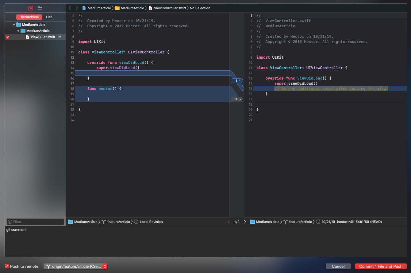 xcode features